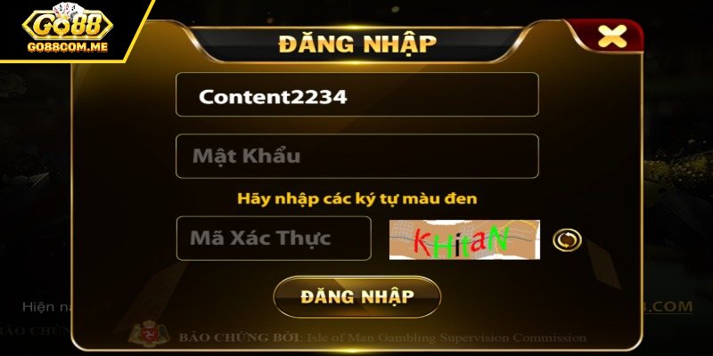 Đăng nhập Go88 có quy trình như thế nào?