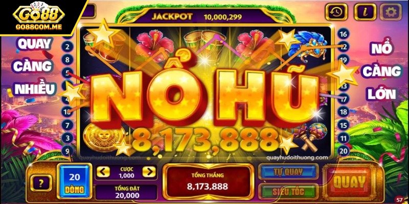 Game nổ hũ miễn phí tặng xu với House of Fun